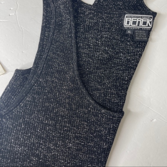 BEREK Takako Sakon NWT XL Vintage Silver Shimmer​​​ - Picture 12 of 13